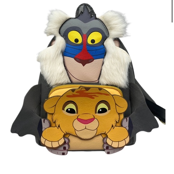 Loungefly lion king simba rafiki backpack 2022 ships ToDAY - Picture 10 of 10